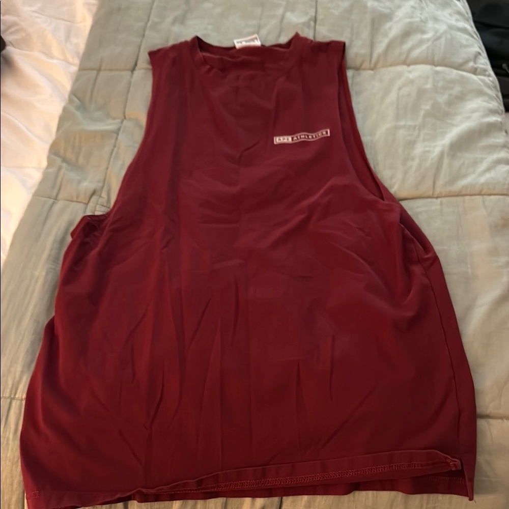 Men’s Red Sleeveless Top